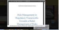 Image of Risk Management in Regulatory Frameworks: Towards a Better Management of Risks