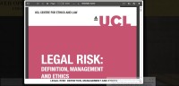 Image of LEGAL RISK: DEFINITION, MANAGEMENT AND ETHICS
