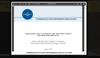 Image of Organizing the U.S. health care Delivery SyStem fOr high PerfOrmance