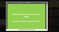 Image of Health Management Information System (HMIS) Facilitator’s Guide for Training of Trainers