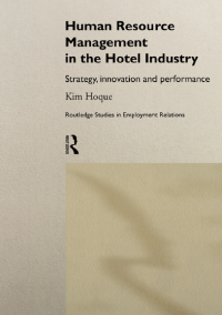 Image of Human Resource Management in the Hotel Industry Strategy, innovation and performance