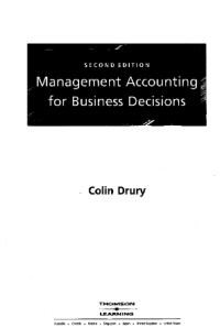 Image of Management Accounting for Business Decisions