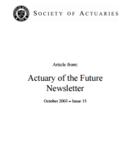 Image of ACTUARY OF THE FUTURE