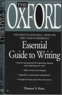 Image of THE OXFORD ESSENTIAL GUIDE TO WRITING