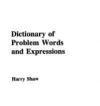 Image of DICTIONARY OF PROBLEM WORDS AND EXPRESSIONS
