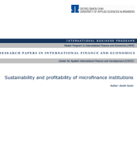 Image of Sustainability and profitability of microfinance institutions