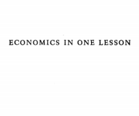 Image of ECONOMICS IN ONE LESSON