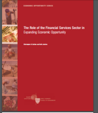 Image of THE ROLE OF THE  FINANCIAL SERVICES SECTOR IN EXPANDING ECONOMIC OPPORTUNITY