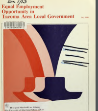 Image of Equal Employment Opportunity in Tacoma Area Local Government Julv 1980