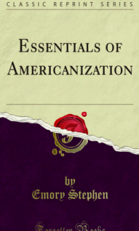 Image of Essentials Of Americanization