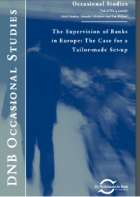 Image of Supervision of Banks in Europe: The Case of Tailor-made Set-up