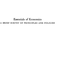 Image of Essentials of Economics A Brief Survey of Principles and Polices