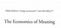 Image of The Economics of Meaning