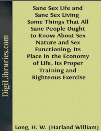 Image of SANE SEX LIFE AND SANE SEX LIVING