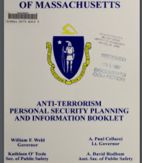 Image of ANTI-TERRORISM PERSONAL SECURITY PLANNING AND INFORMATION BOOKLET