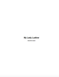 Image of My Lady Ludlow