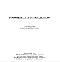 Image of FUNDAMENTALS OF IMMIGRATION LAW