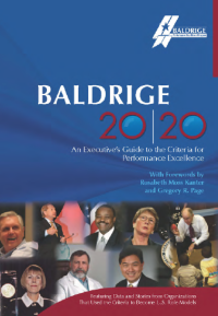 Image of Baldrige 20/20: An Executive’s Guide to the Criteria for Performance Excellence