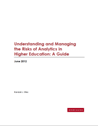 Image of Understanding and Managing the Risks of Analytics in Higher Education: A Guide