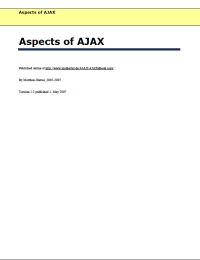 Image of Aspects of AJAX