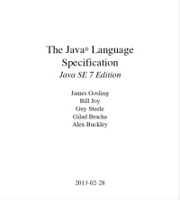 Image of The Java® Language Specification Java SE 7 Edition