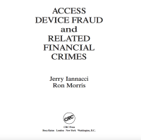 Image of Access device fraud and related financial crimes