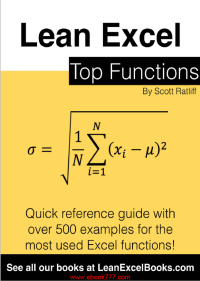 Image of Lean Excel: Top Functions