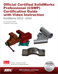 Image of Official Certified SolidWorks Professional (CSWP) Certification Guide with Video Instruction