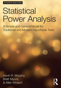 Image of STATISTICAL POWER ANALYSIS