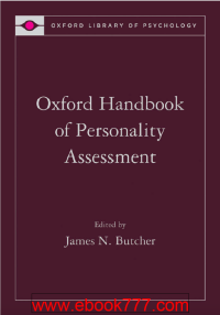 Image of Oxford Handbook of Personality Assessment