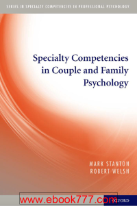 Image of Specialty Competencies in Couple and Family Psychology