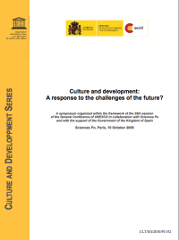 Image of Culture and development: A response to the challenges of the future?