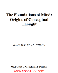 Image of The Foundations of Mind: Origins of Conceptual Thought