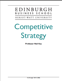 Image of Competitive Strategy