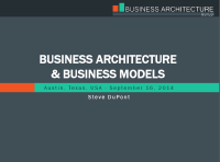 Image of BUSINESS ARCHITECTURE & BUSINESS MODELS