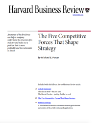 Image of The Five Competitive Forces That Shape Strategy