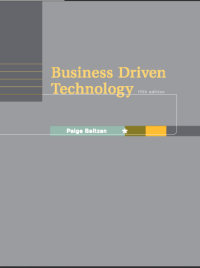 Image of Business Driven Technology