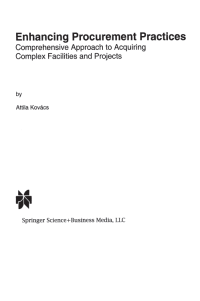 Image of ENHANCING PROCUREMENT PRACTICES