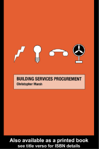 Image of Building Services Procurement