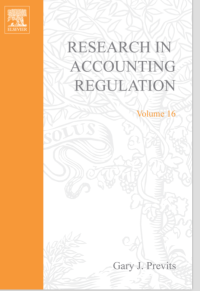 Image of RESEARCH IN ACCOUNTING REGULATION