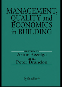 Image of Management, Quality and Economics in Building