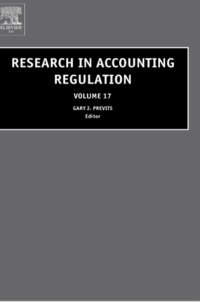 Image of RESEARCH IN ACCOUNTING REGULATION