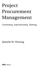 Image of PROJECT PROCUREMENT MANAGEMENT