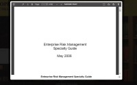 Image of Enterprise Risk Management Specialty Guide
