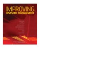 Image of Improving Disaster Management: The Role of IT in Mitigation, Preparedness, Response, and Recovery