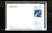 Image of Global Workforce Management: Trends and Strategies for  U.S. Manufacturers