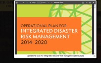 Image of Operational plan for integrated disaster risk management(2014-2020)