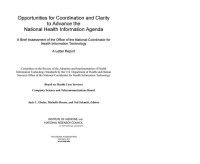 Image of Opportunities for Coordination and Clarity to Advance the  National Health Information Agenda