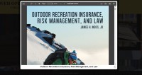 Image of Outdoor Recreation Insurance, Risk Management, and Law