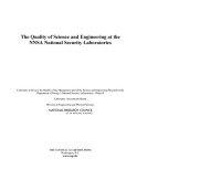 Image of The Quality of Science and Engineering at the NNSA National Security Laboratories